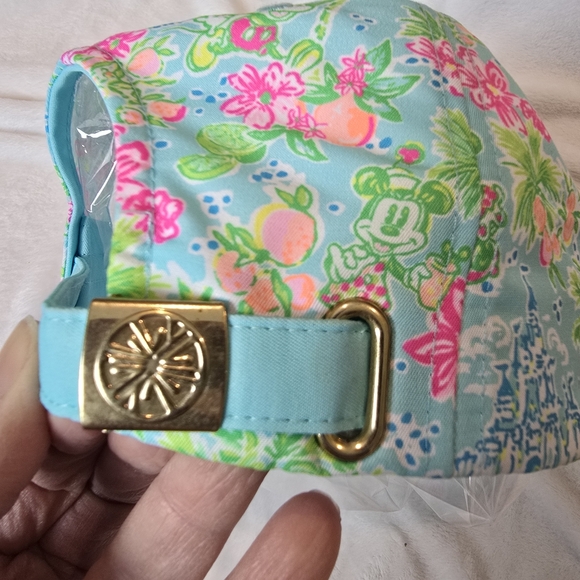Disney X Lilly Pulitzer Mickey Minnie Ball Cap Hat Adjustable - Picture 5 of 9